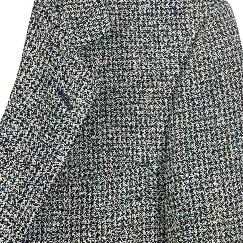 Petrocelli Multicolor Houndstooth Silk Suit Blazer Sport Coat - Picture 4 of 9